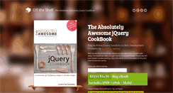 Desktop Screenshot of jquerycookbook.com