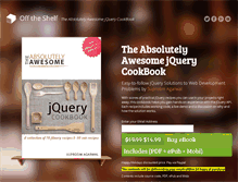 Tablet Screenshot of jquerycookbook.com